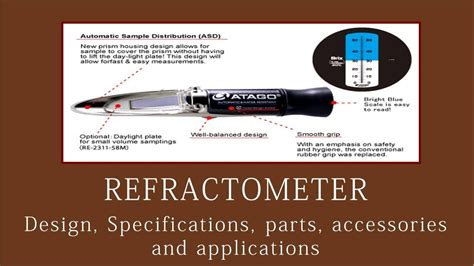 refractometer specifications|refractometer how it works.